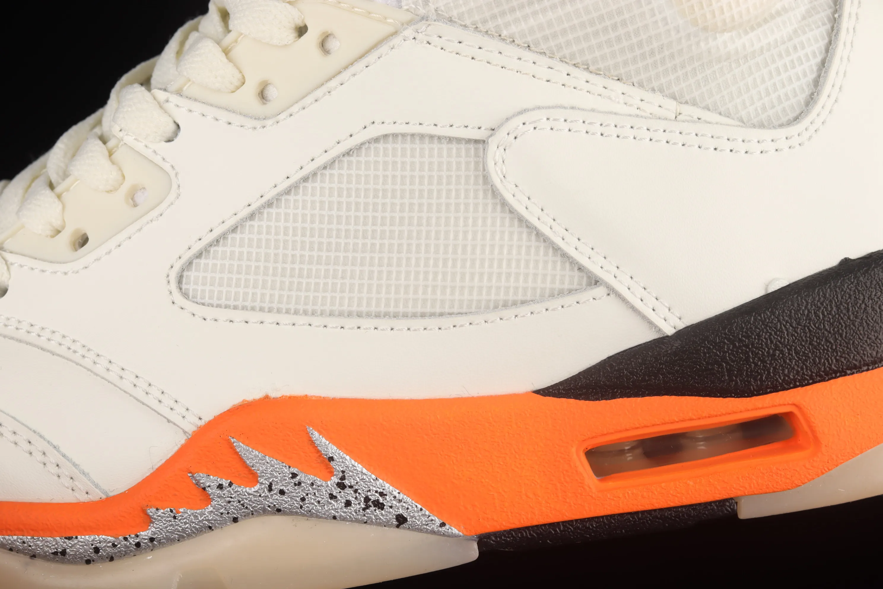 All categories Air Jordan Jordan series basketball shoes Air Jordan 5 Air Jordan 5 "Shattered Backboard" AJ5 Joe 5 white and orange buckle high top basketball shoes DC1060-100